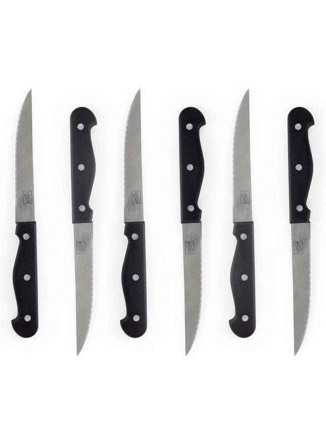 GIBSON 13-Piece Westover Stainless Steel Cutlery Set with Wood Storage Block Black and Silver 32.39 x 8.89 x 15.24 cm 127727.13 - Image 2