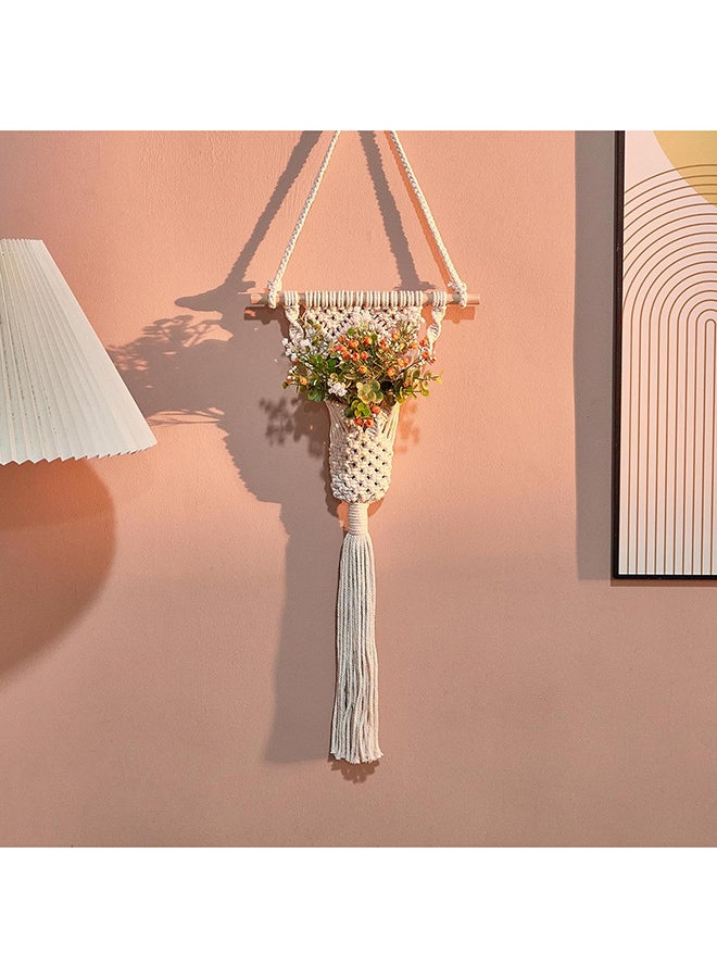 انتيكيانو بساط مكرمية بوهو للتعليق على الحائط مقاس 23.6 انش × 11.8 انش - Image 4