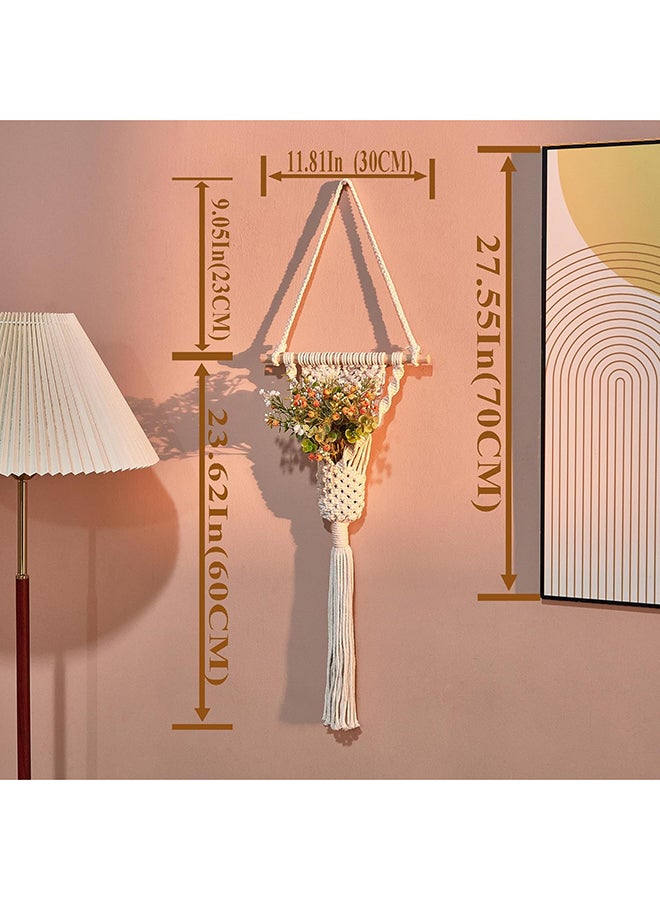 انتيكيانو بساط مكرمية بوهو للتعليق على الحائط مقاس 23.6 انش × 11.8 انش - Image 5