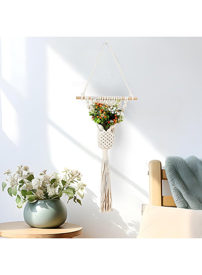 انتيكيانو بساط مكرمية بوهو للتعليق على الحائط مقاس 23.6 انش × 11.8 انش - Image 2