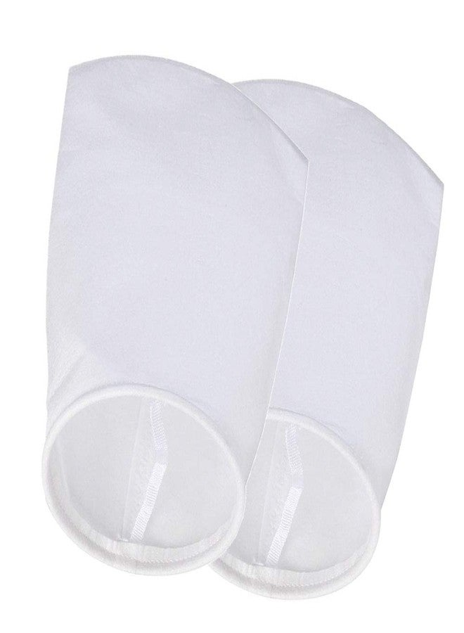 Honritone 10 Micron Filter Sock - 7 Inch Ring by 17 Inch Long - 2 Pack - Felt Filter Bags for Industrial, Aquarium Sump, Pond, Reef Tank, Chemicals (10 Micron - 7 Inch Steel Ring) - Image 1