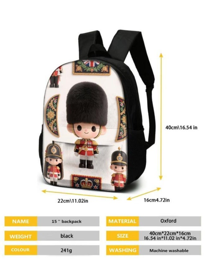 Cute cartoon print, three-piece practical bag combination (available for students, children, friends on outings, mountain climbing, etc.) - 71