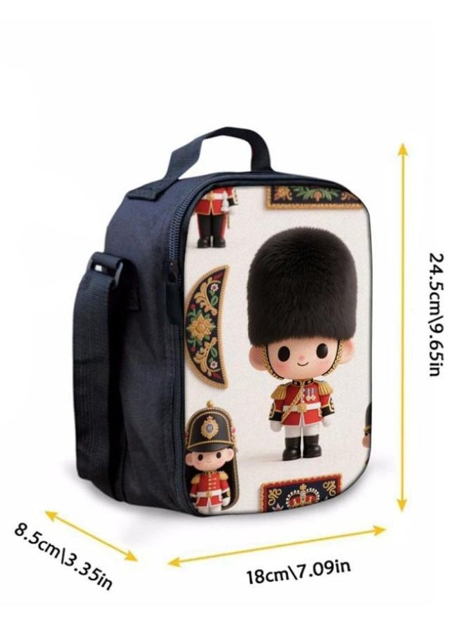 Cute cartoon print, three-piece practical bag combination (available for students, children, friends on outings, mountain climbing, etc.) - 71