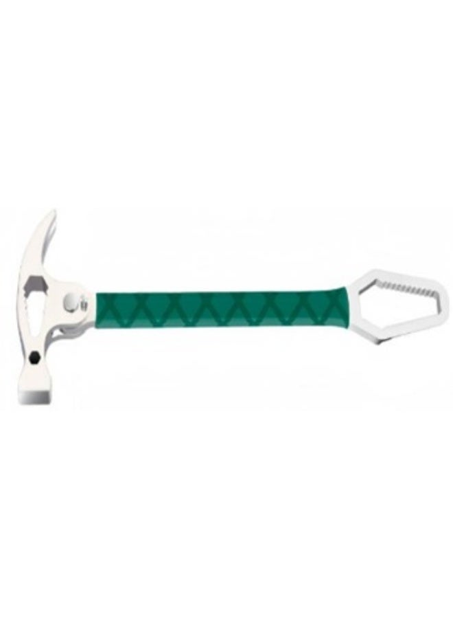 4-in-1 Steel Multi-Function Hammer With Nail Puller And Multi-Size Wrench - Image 2