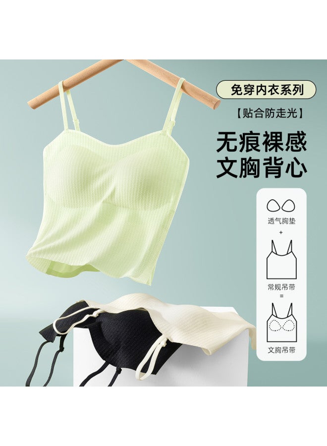 MIIOW Push-Up Padded Camisole For Women, Base Layer Tank Top For Under Or Over Clothing - Image 3