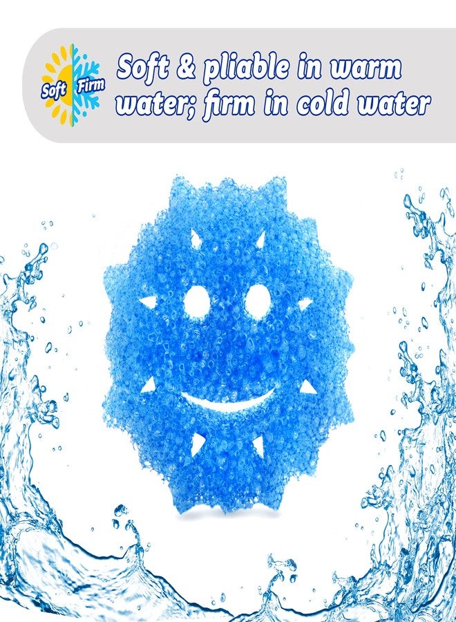 Scrub Daddy Sponge Set - Winter Shapes - Non Scratch Scrubbers for Dishes and Home, Odor Resistant, Temperature Controlled, Soft in Warm Water, Firm in Cold, Deep Cleaning, Dishwasher Safe, 3ct - Image 4