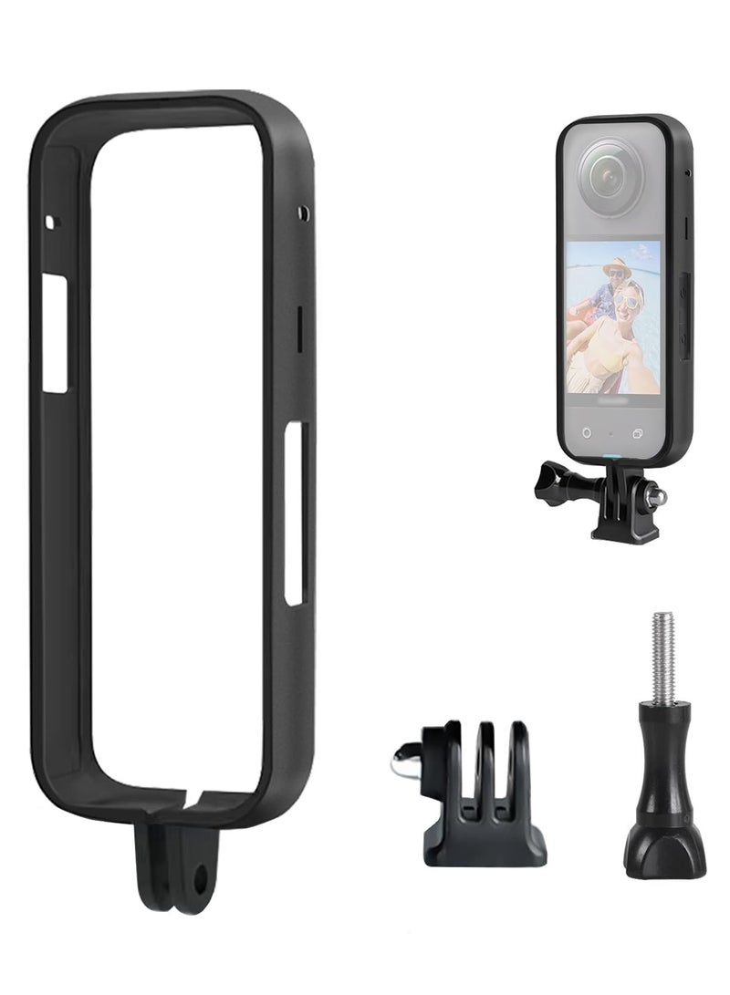 Zikra Protective Frame Case Kit for Insta360 X4, Featuring Quick-Release Movable Socket and Screw, Ideal for Insta360 X4 Accessories. - Image 1