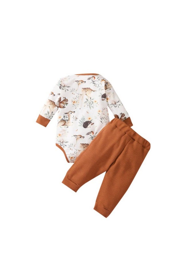 Hopscotch Hopscotch Baby Boys Polyester and Spandex Jogger Set in White Color For Ages (6-9 Months) - Image 2