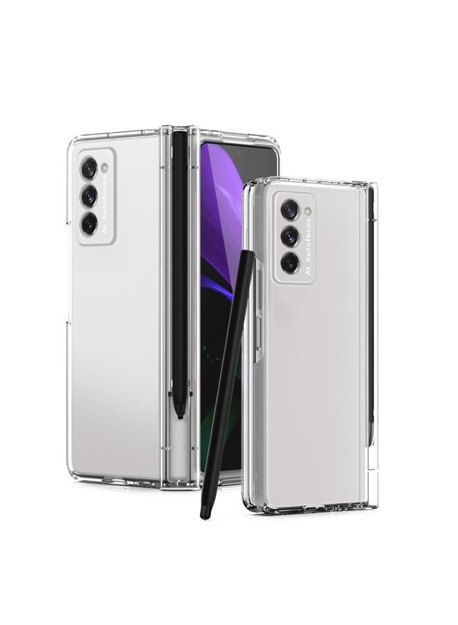 اس-توب جراب لهاتف Samsung Galaxy Z Fold2 5G Macaron Hinge مع قلم ستايلس وإصدار قابل للطي وفيلم واقٍ - Image 1