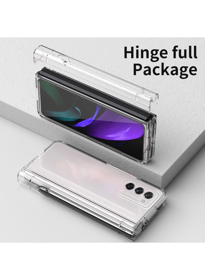 اس-توب جراب لهاتف Samsung Galaxy Z Fold2 5G Macaron Hinge مع قلم ستايلس وإصدار قابل للطي وفيلم واقٍ - Image 5