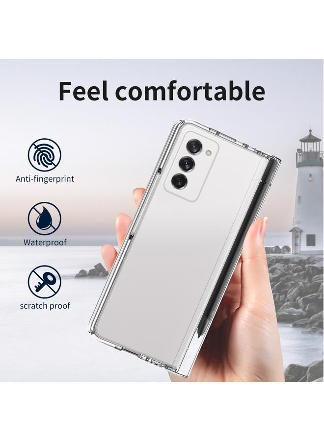 اس-توب جراب لهاتف Samsung Galaxy Z Fold2 5G Macaron Hinge مع قلم ستايلس وإصدار قابل للطي وفيلم واقٍ - Image 3