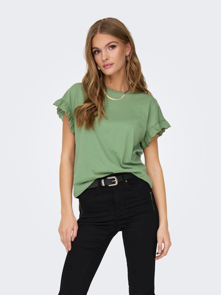 ONLY ONLIRIS S/S EMB TOP JRS - Image 2