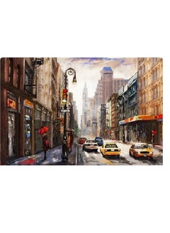 Generic Puzzle game, 500 pieces, suitable for adults and children - imported from leather (New York Street) 