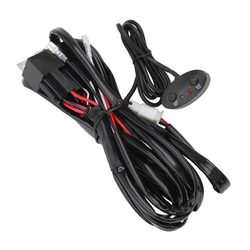 مجموعة كابلات الإضاءة الخافتة بجهد DC12V وموصلات Wi، كابل بقطر 16AWG وسعة تدفق 40A، مجموعة كابلات مزدوجة اللون، موصلات Wi للمرحل الخاص بالإضاءة الخافتة لأعمدة LED أو وحدات LED المستخدمة في ظروف الضباب، طول الكابل: 6.56 قدم - Image 5