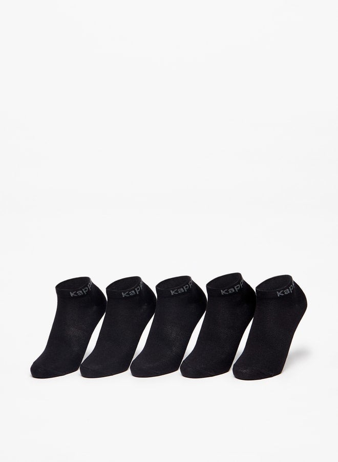 Kappa Solid Ankle Length Sports Socks - Set of 5 - Image 1