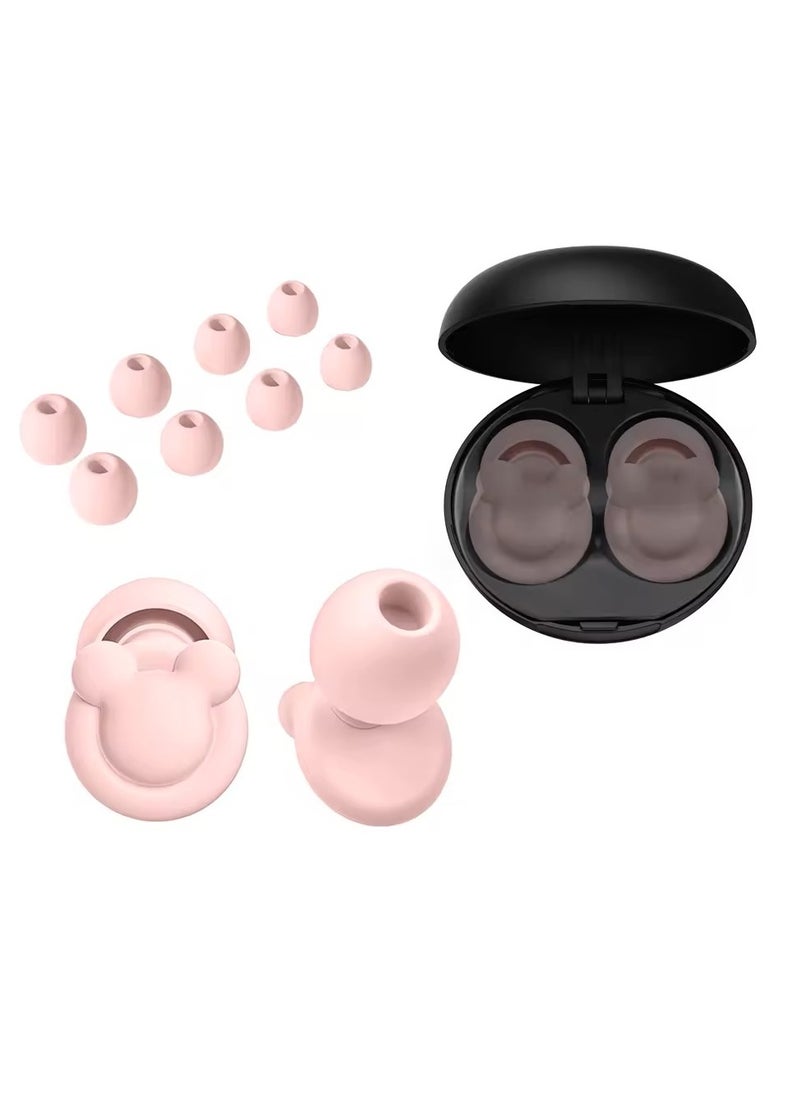 Generic - Super Soft Reusable Ear Plugs for Sleeping - Flexible Silicone for Noise Cancelling & Hearing Protection - Ideal Noise Reduction Earbuds for Sleep - Image 1