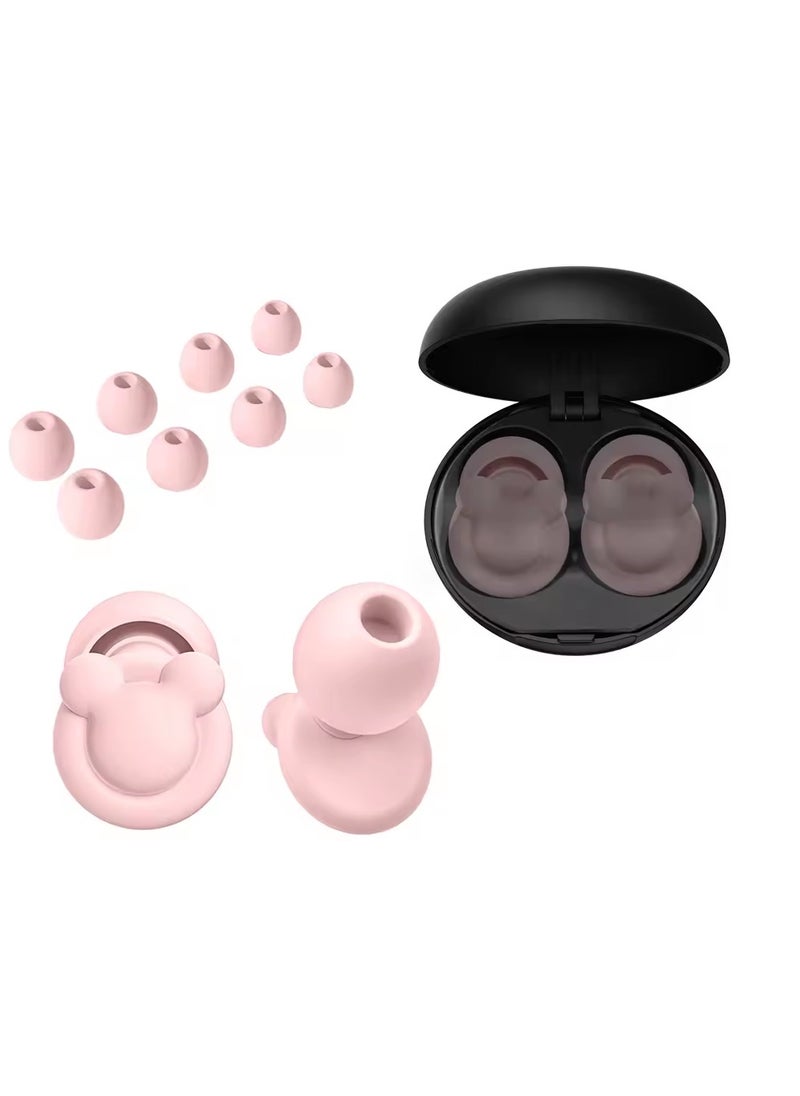 Generic - Super Soft Reusable Ear Plugs for Sleeping - Flexible Silicone for Noise Cancelling & Hearing Protection - Ideal Noise Reduction Earbuds for Sleep - Image 1