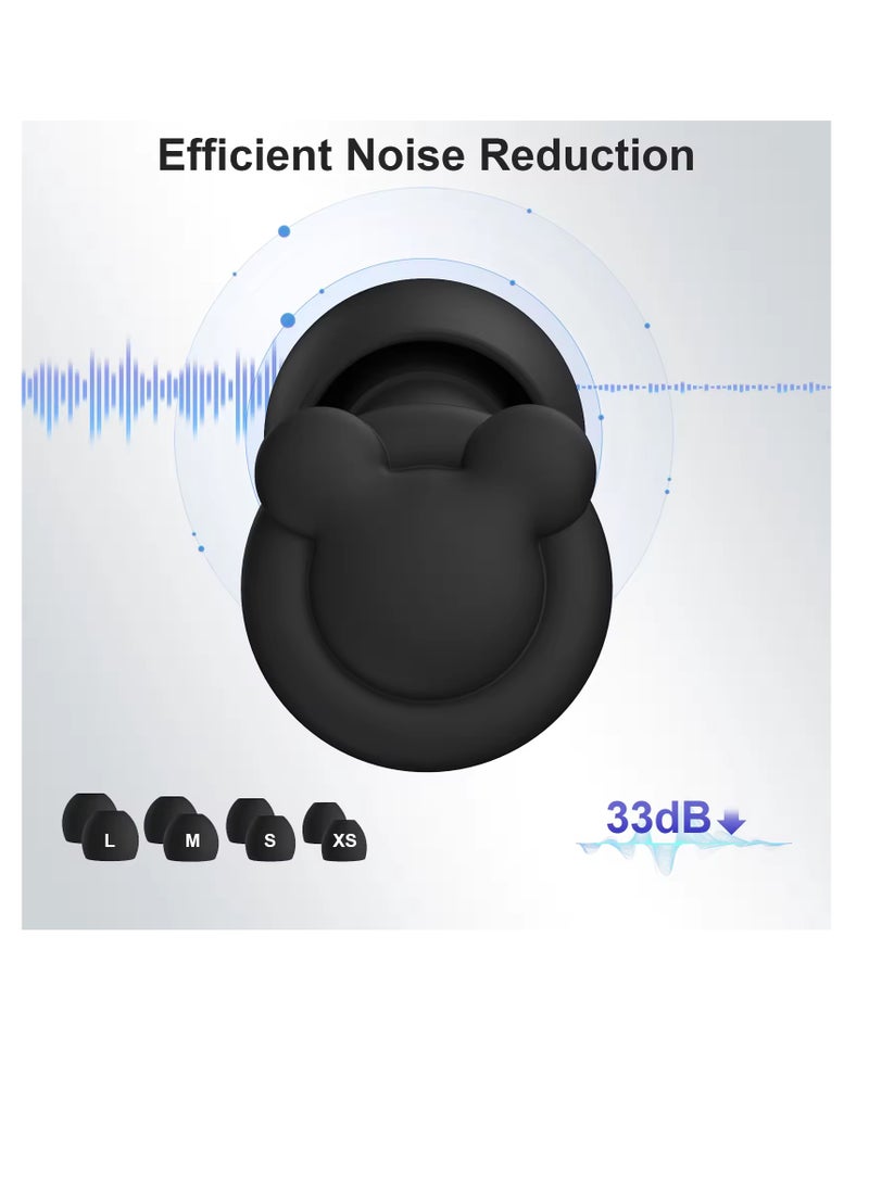 Generic - Super Soft Reusable Ear Plugs for Sleeping - Flexible Silicone for Noise Cancelling & Hearing Protection - Ideal Noise Reduction Earbuds for Sleep - Image 1