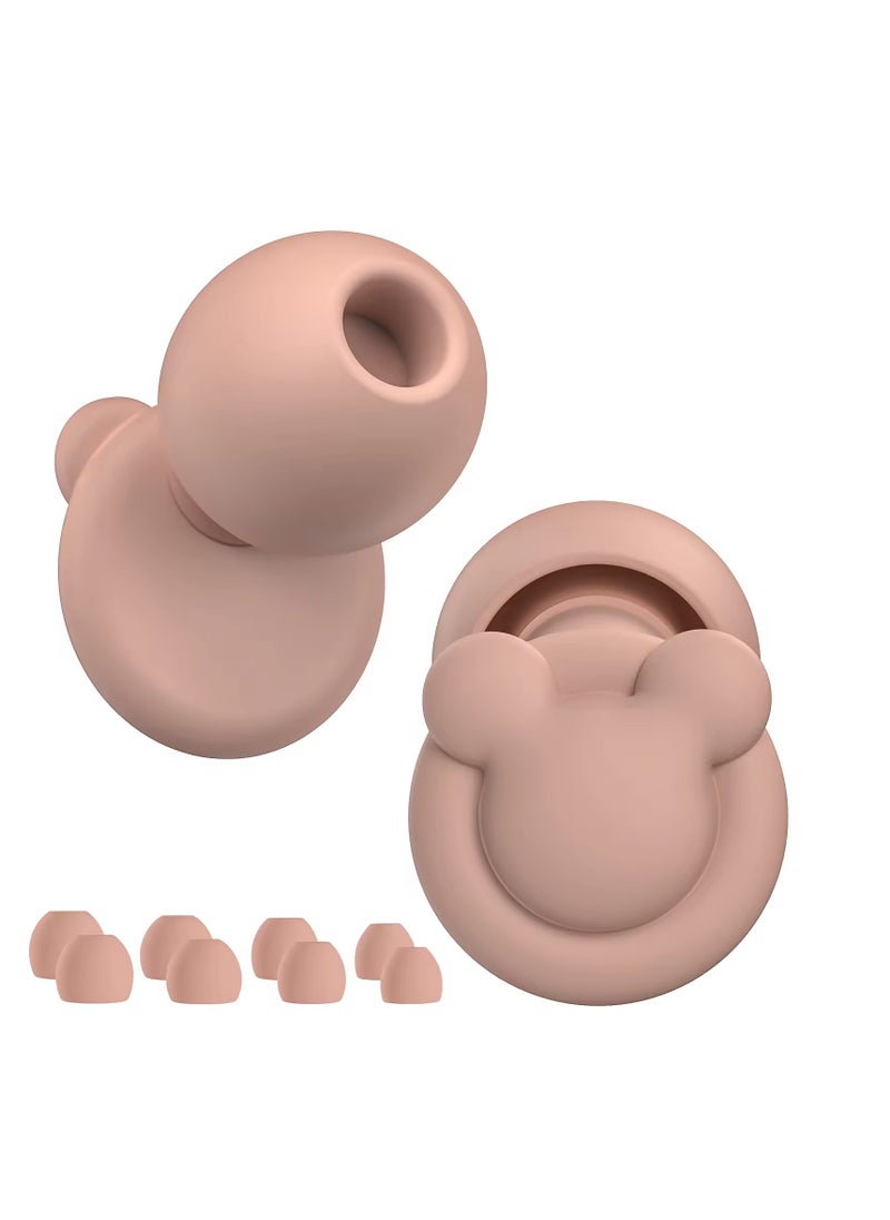 Generic - Super Soft Reusable Ear Plugs for Sleeping - Flexible Silicone for Noise Cancelling & Hearing Protection - Ideal Noise Reduction Earbuds for Sleep - Image 1