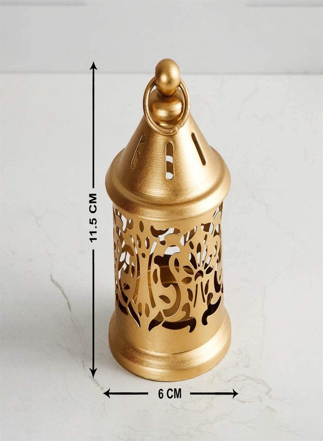 PALMY Beautiful Home Collection Decorative Round Hanging Lantern/Lamp with Tea Light Candle, 2 Pieces - Image 3
