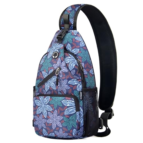 Javolto Sling Bag for Men Crossbody Backpack, Small Sling Backpack Mens Shoulder Bag, Casual Daypack Hiking Bag for Travel - Image 1