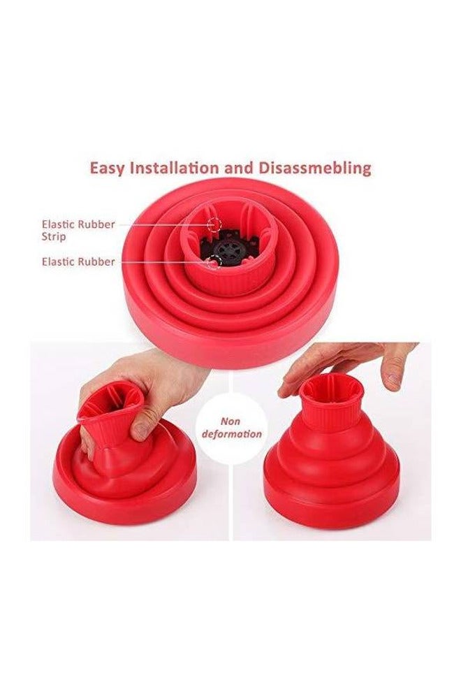 Hair Dryer Diffuser Red/Black - Image 3