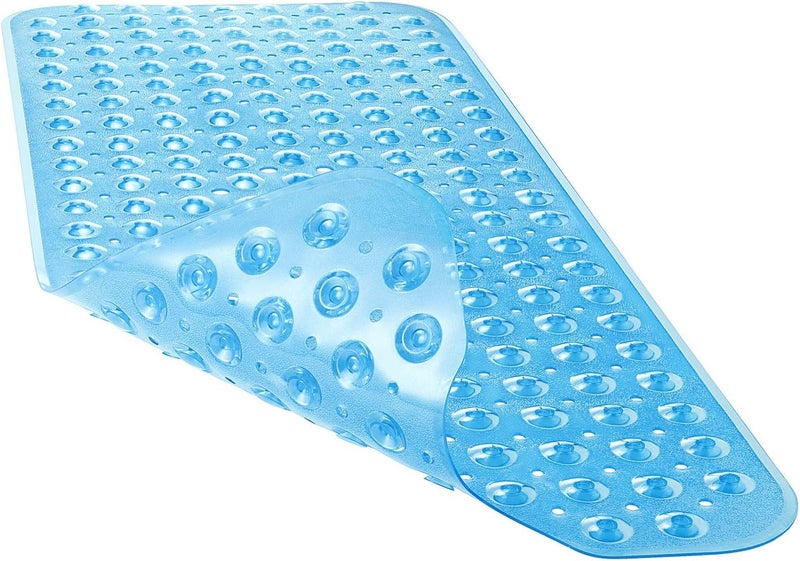 Non-Slip Bathtub & Shower Mat with Suction Cups – 40x16 Inch Extra Large Pebble Bath Mat with Drain Holes, Machine Washable Anti-Slip Bathroom Rug for Elderly & Kids (15 Stunning Colors Available) - Image 2