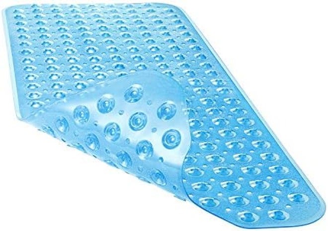 Non-Slip Bathtub & Shower Mat with Suction Cups – 40x16 Inch Extra Large Pebble Bath Mat with Drain Holes, Machine Washable Anti-Slip Bathroom Rug for Elderly & Kids (15 Stunning Colors Available) - Image 3