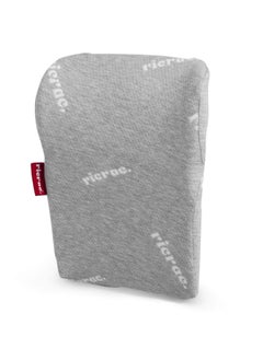 ricrac Ruf Luxe Ergonomic Backrest Pillow – Light Grey Serenity for Spine and Style Alike.  - Image 4