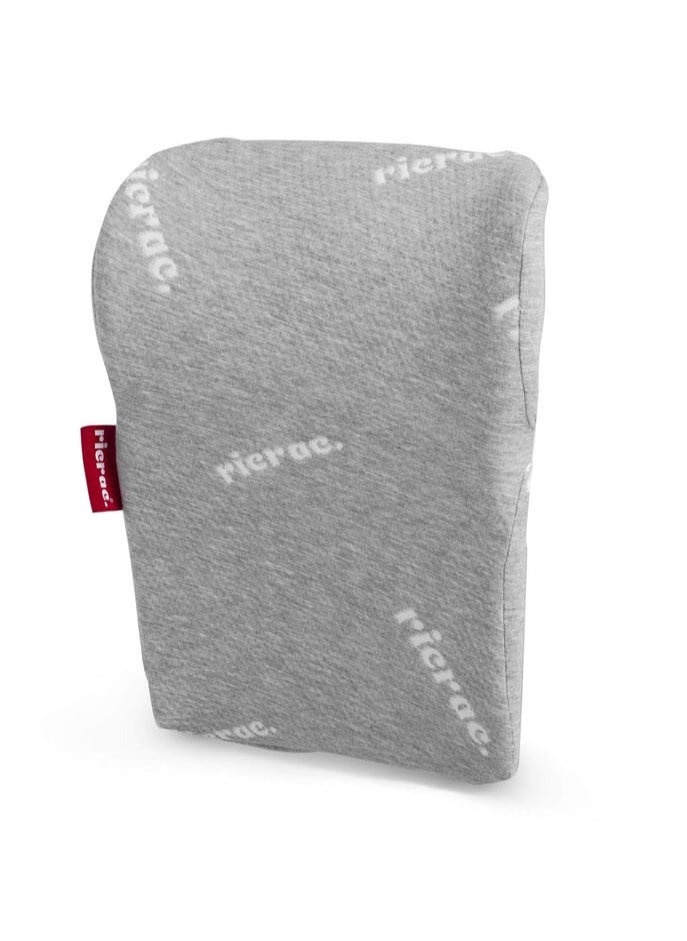 ricrac - Ruf Luxe Ergonomic Backrest Pillow – Light Grey Serenity for Spine and Style Alike. - Image 1