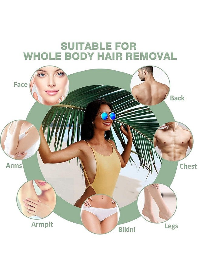 CUVLY Wax for women For Legs, Arms, Underarms, Bikini | At Home Quick And Easy Hair Removal | For Sensitive Skin (Chocolate wax 600 Gm + 30 Waxing Strips),Pack of 1 (white chocolate wax) - Image 4