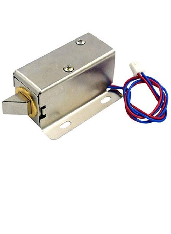 Robodo 12V Solenoid Lock for Doors and Cabinet | Solenoid Lock Assembly for Door Locking | Solenoid Assembly for boards compatible with Arduno DIY Project - (Pack of 1) - Image 1