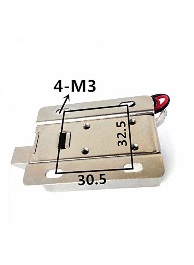 Robodo 12V Solenoid Lock for Doors and Cabinet | Solenoid Lock Assembly for Door Locking | Solenoid Assembly for boards compatible with Arduno DIY Project - (Pack of 1) - Image 3