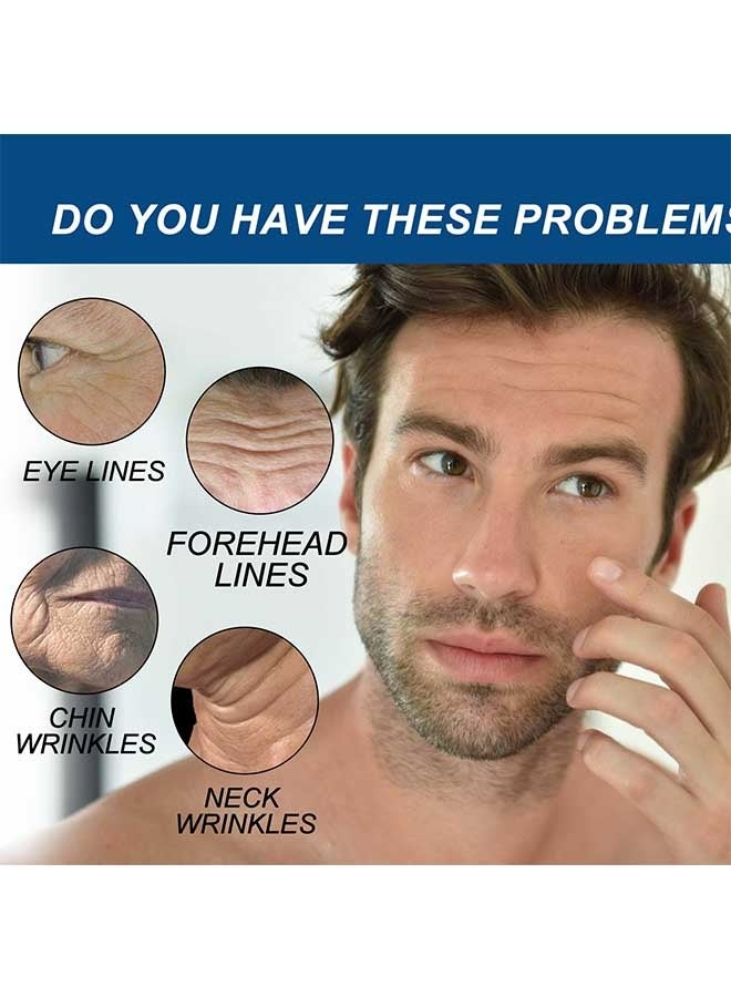 East Moon Men’S Age Revive Collagen Facial Cream, Fade Fine Lines, Tighten Skin, Age Rewind Wrinkles Smoothing Gel, Day & Night Skin Care Moisturizing and Tightening Lotion 30g - Image 5