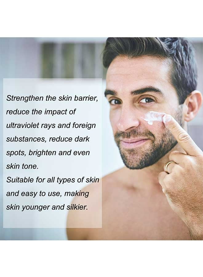 East Moon Men’S Age Revive Collagen Facial Cream, Fade Fine Lines, Tighten Skin, Age Rewind Wrinkles Smoothing Gel, Day & Night Skin Care Moisturizing and Tightening Lotion 30g - Image 3