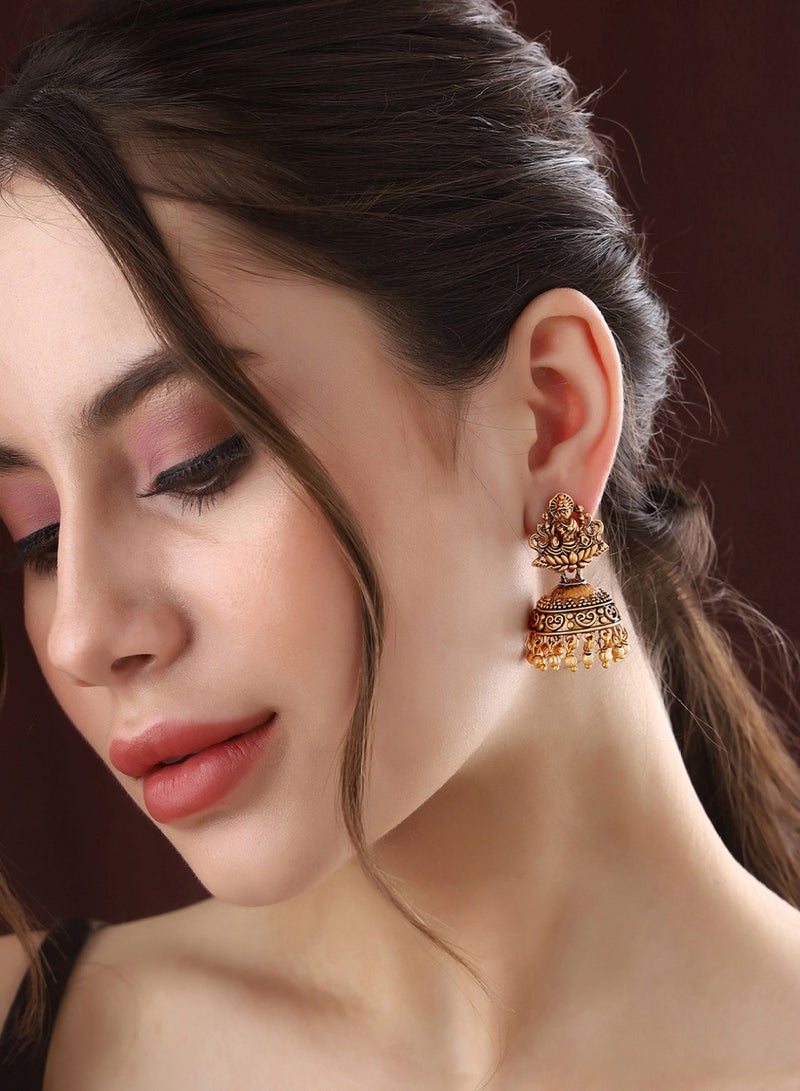 Priyaasi Contemporary Jhumkas Earrings - Image 2