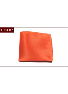 Generic Mens Formal Pocket Squares Solid Colors SP-25 Orange 