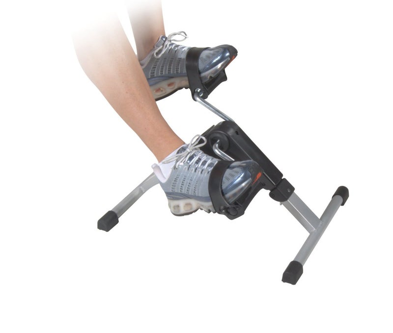 Inditradition Mini Bike Digital Pedal Exercise Machine | Fitness Cycle for Home With Resistance Knob & LCD Display (50 x 38 x 31 CM | Black/Grey) - Image 2