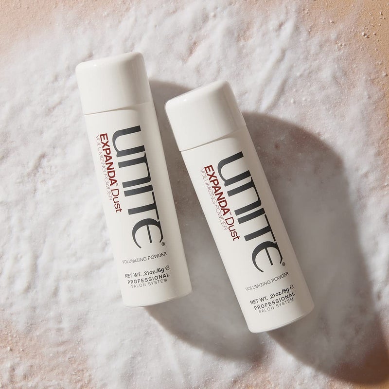 UNITE Hair - EXPANDA Dust â€“ Highly Concentrated Volumizing Powder That Adds Instant Volume, Texture, and Grip - Lightweight & Translucent - Ideal for All Hair Types, 0.21 oz - Image 2