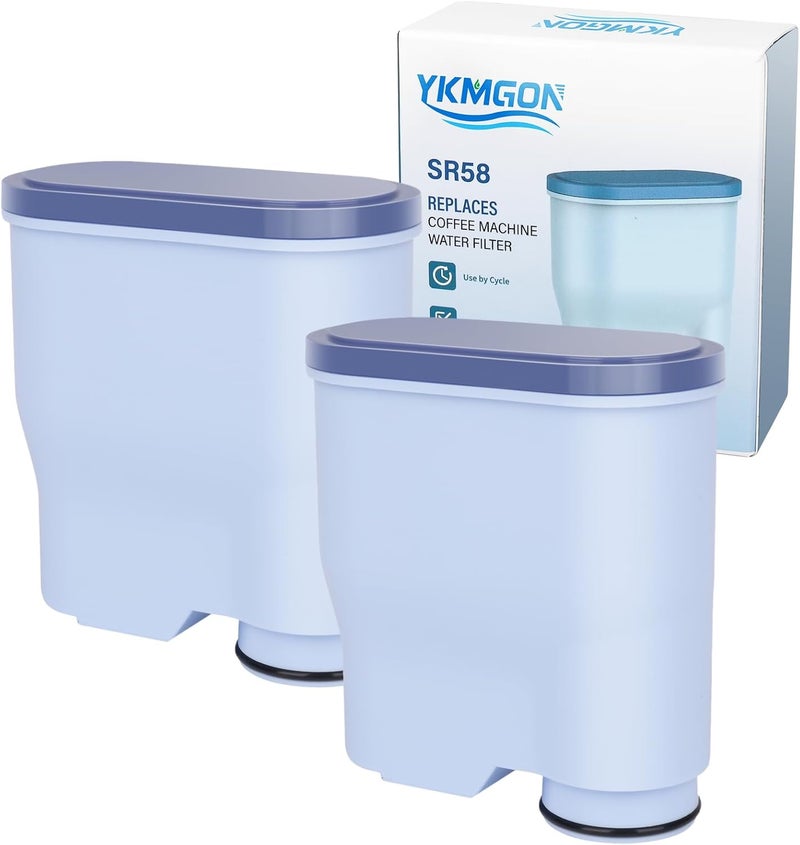 مرشح مياه آلي متوافق مع Philips Aquaclean CA6903، CMF009، خرطوشة فلتر آلة القهوة البديلة مع الكربون المنشط، 2PACK (2) - Image 1