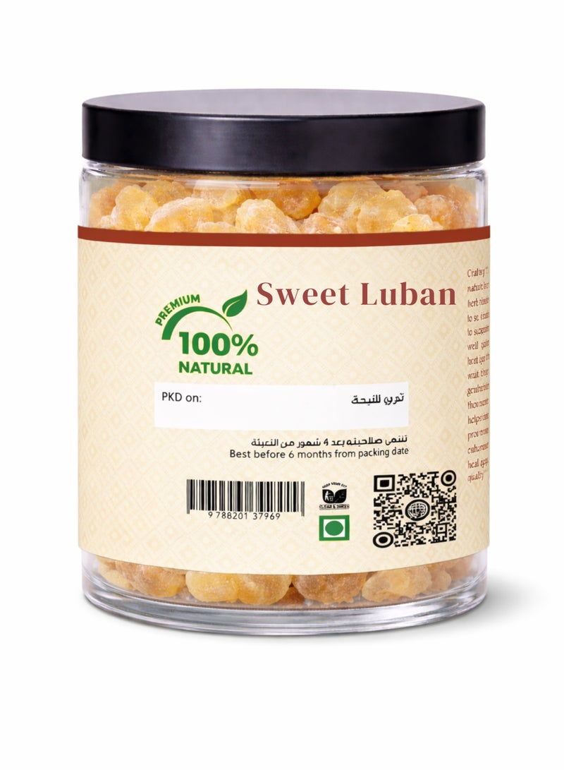 Zahr Sweet Luban Resin (Frankincense) Premium Edible Gum – Luban Hojari / Louban Arabi / Olibanum – Natural Aromatic Resin for Herbal Use, Oral Care & Wellness – 100% Pure - Image 2