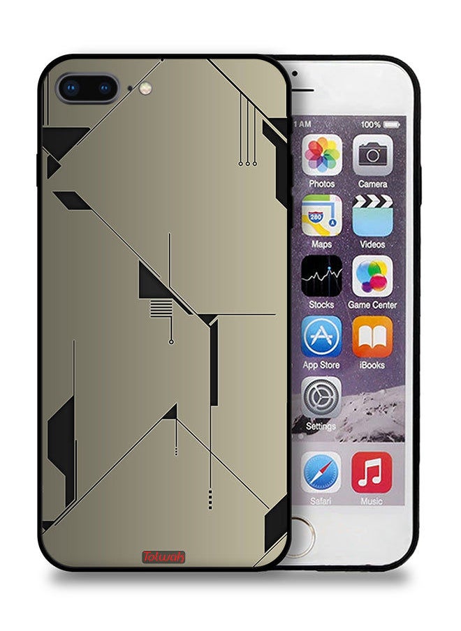 Tolwak Apple iPhone 7 Plus Protective Case Minimalism Abstract Digital Art  - Image 1