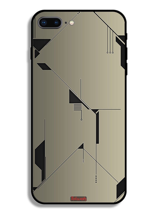 Tolwak Apple iPhone 7 Plus Protective Case Minimalism Abstract Digital Art  - Image 2