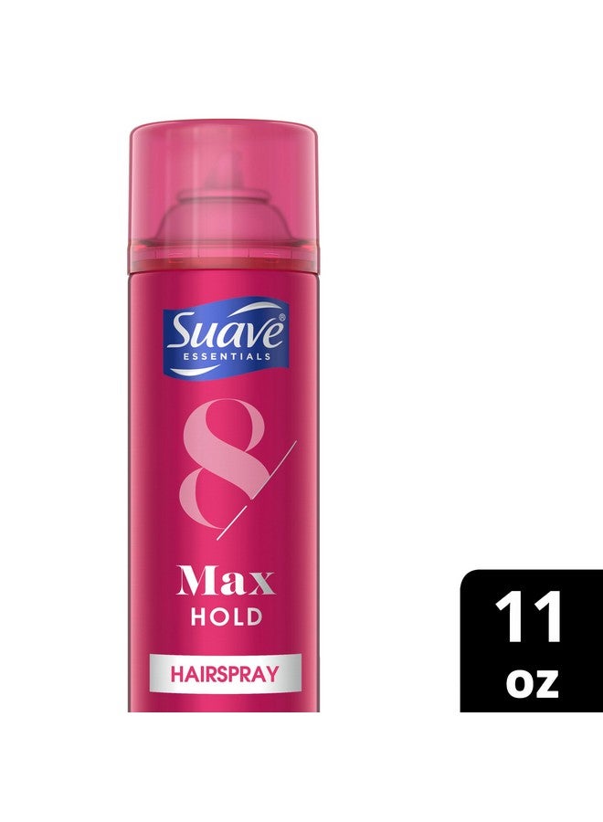 Suave Suave Hairspray Max Hold Variety 2-Pack, Unscented & Scented Formulas - Aerosol Hairspray, 11 Oz Ea  - Image 3