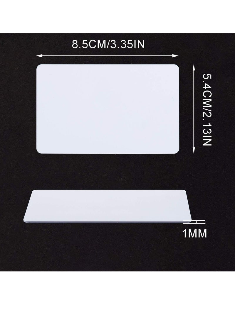 Rubik NFC Cards 215 Chip (100 Cards) Blank Programmable Ntag215 PVC NFC Business Smart Card Tags Compatible with All NFC Enabled Mobile Phones & Devices 504 Bytes Memory (100 Cards)  - Image 2