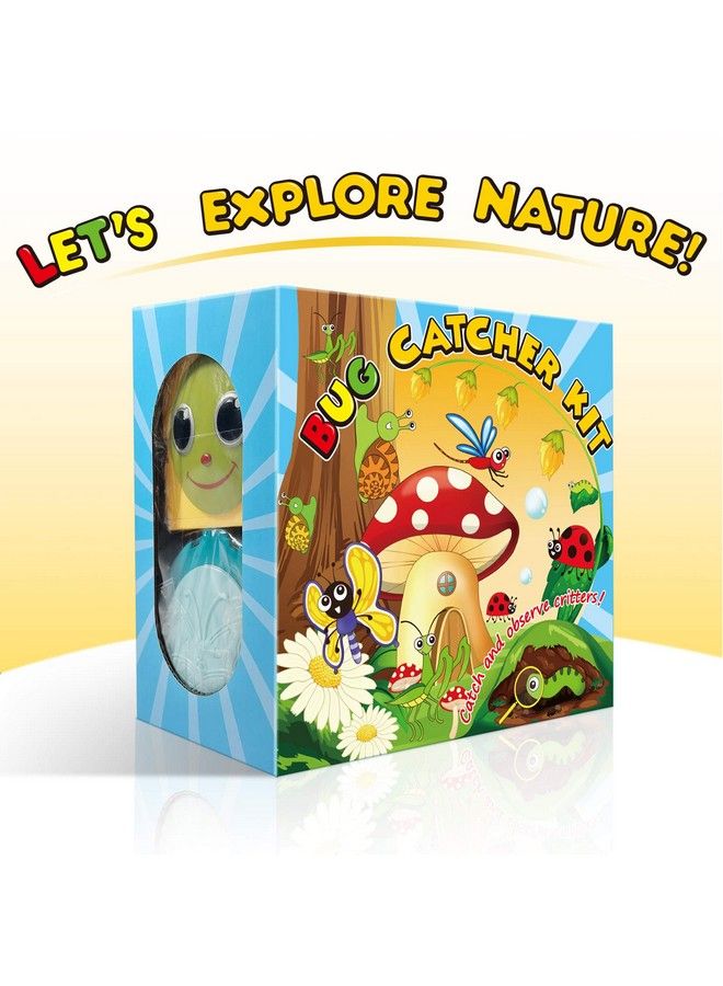 ESSENSON Bug Catcher Kit Outdoor Toy Gift For 3 4 5 6 7 8+ Year Old Boys Girls Kids 2 Pcs Critter Cage Butterfly Outdoor Explorer Kit With Whistles For Backyard Exploration - Image 3