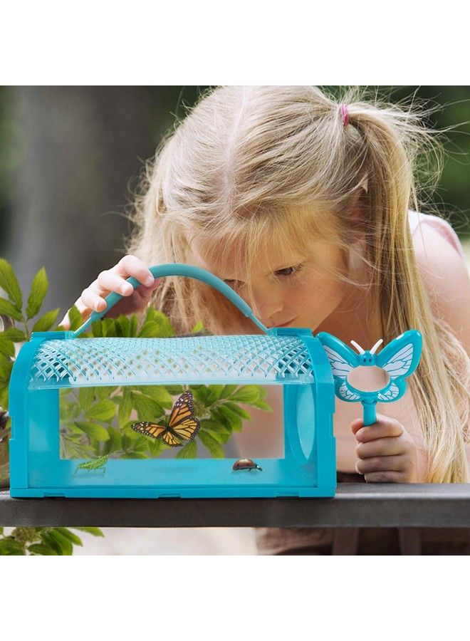 ESSENSON Bug Catcher Kit Outdoor Toy Gift For 3 4 5 6 7 8+ Year Old Boys Girls Kids 2 Pcs Critter Cage Butterfly Outdoor Explorer Kit With Whistles For Backyard Exploration - Image 5
