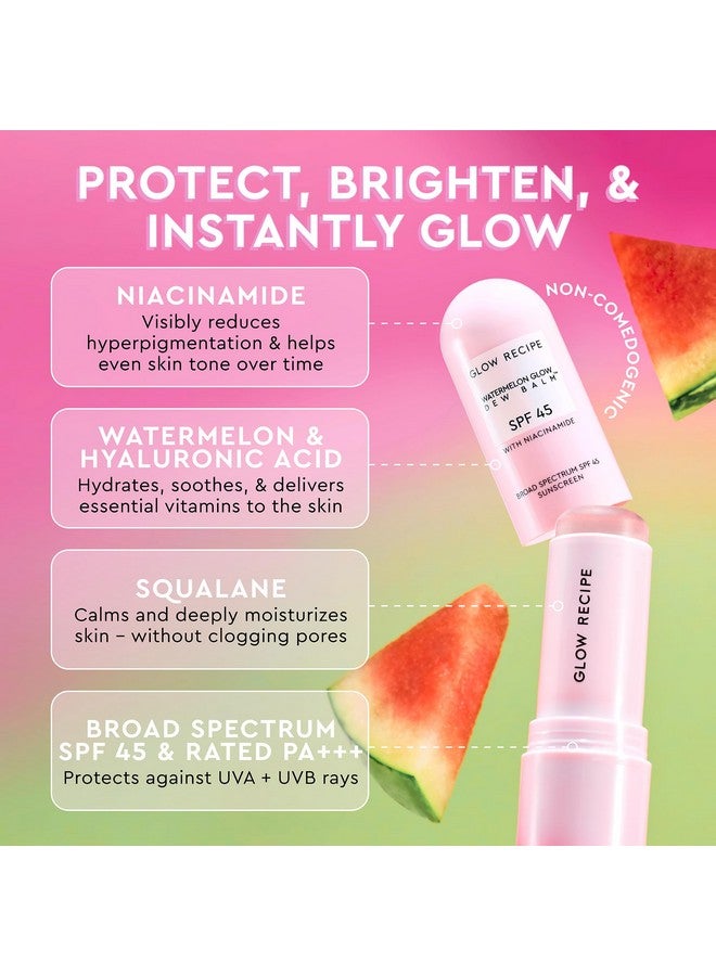 جلو ريسيبي واقي شمسي للوجه بعامل حماية من الشمس 45 - حجم صغير للسفر - واقي شمسي كوري بحمض الهيالورونيك المرطب والنياسيناميد لتوهج ندى - بدون طبقة بيضاء (0.58 أونصة) - Image 2