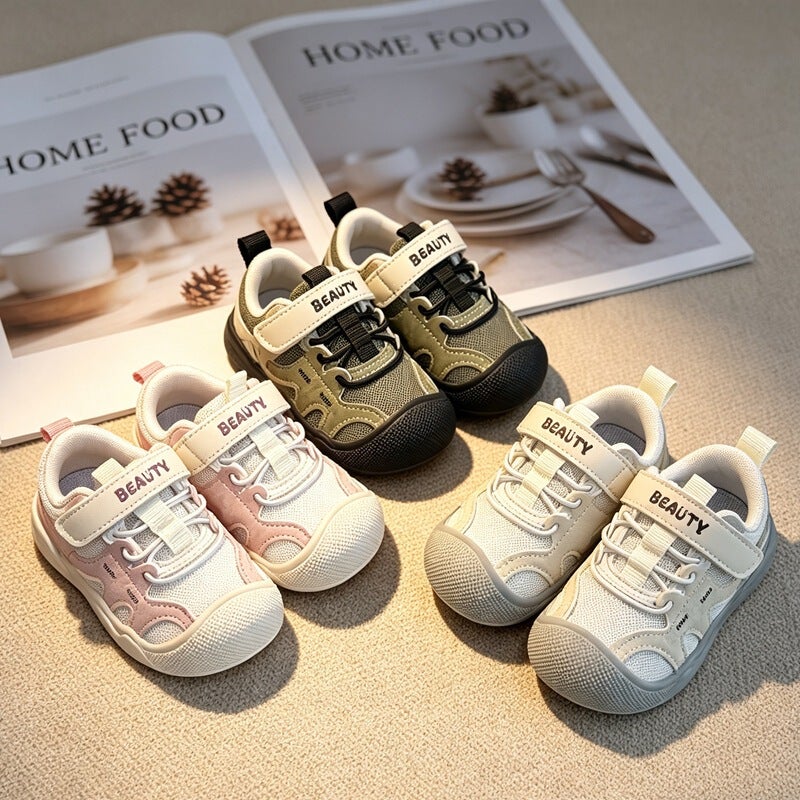 Mesh Sneakers Lightweight Flexible Sole Walking Shoes For Kids Indoor And Outdoor Activities - Image 2