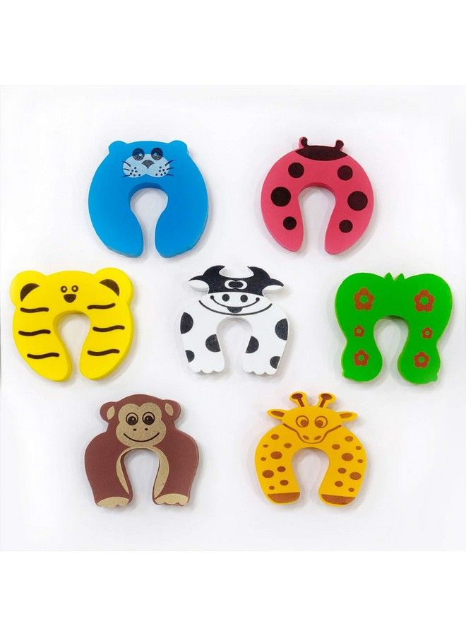 BABYSAFEHOUSE Finger Pinch Door Guard For Baby Safety (Animal Shape Pack Of 20) Door Stopper For Protection From Door Slamming & Accidental Door Lock - Image 2